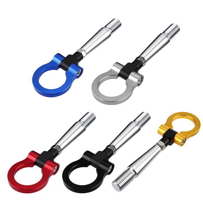 Aluminum Car Styling Trailer Hooks Aluminum Racing Ring Vehicle Towing Hook For -up Nissan- GTR R35 370Z Infiniti G37