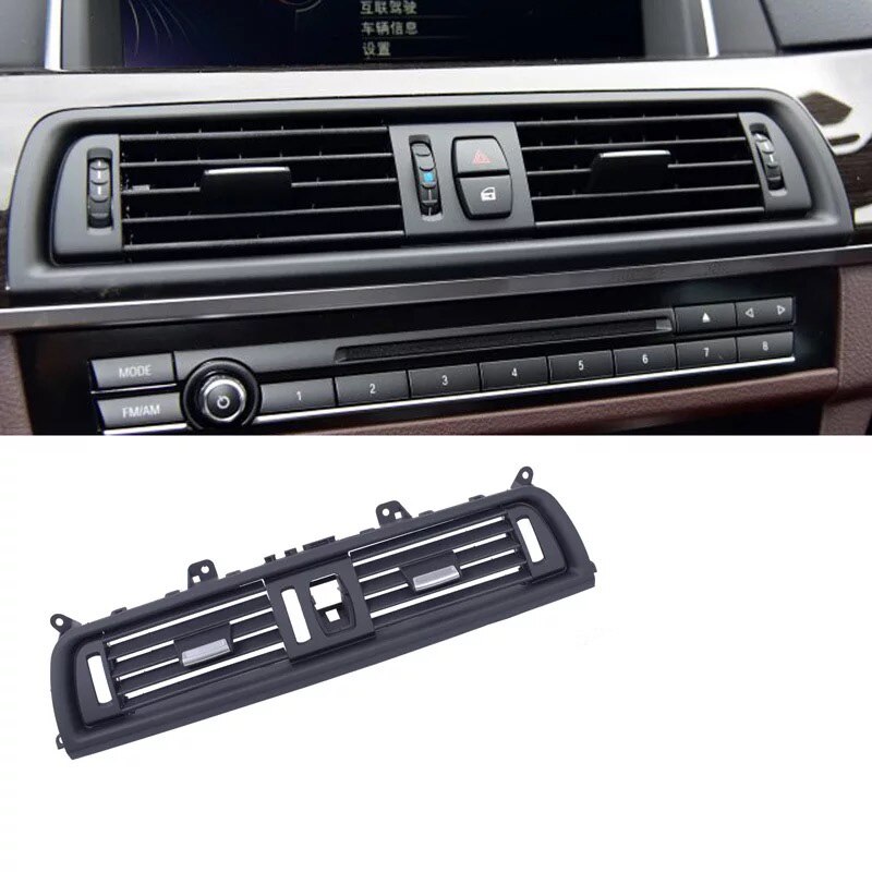 Auto Mitte Rechts Verknüpfungen Hinten Klimaanlage entlüften Grill Steckdose Tafel Abdeckung Für BMW 5 Serie F10 F18 Installation Zubehör: Center