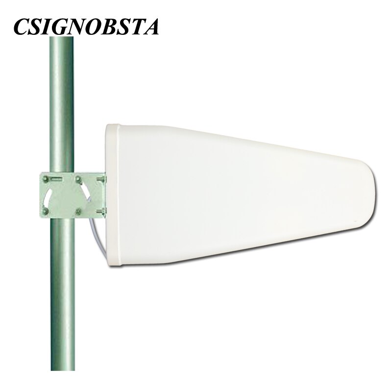 Ad alto Guadagno 9/10dBi 800-2500 MHz Esterna Outdoor 3G LPDA Antenna F Connettore per il Ripetitore Del Segnale 2G/GSM 4G/DCS Direzione Antenna