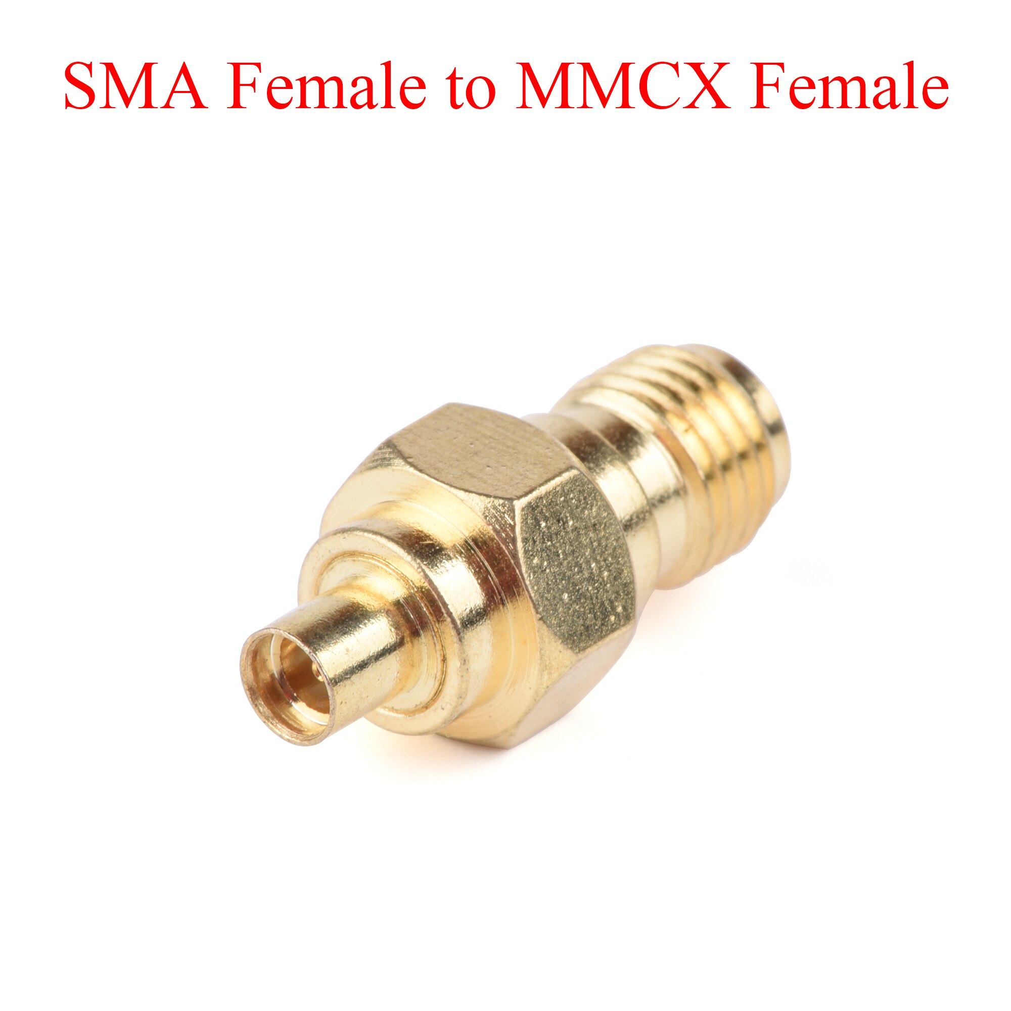 1Pcs conector coaxial RF SMA hembra a BNC TNC MCX MMCX UHF N F enchufe macho / adaptador de conector hembra uso para antena repetidora de TV: SMA-F to MMCX-F