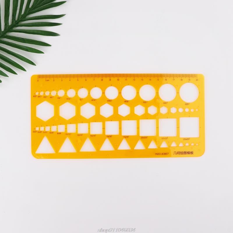 K Resin Drawings Template Ruler For Physical Chemical Instrument Measuring Tool Jy23 21: 5AC1100483