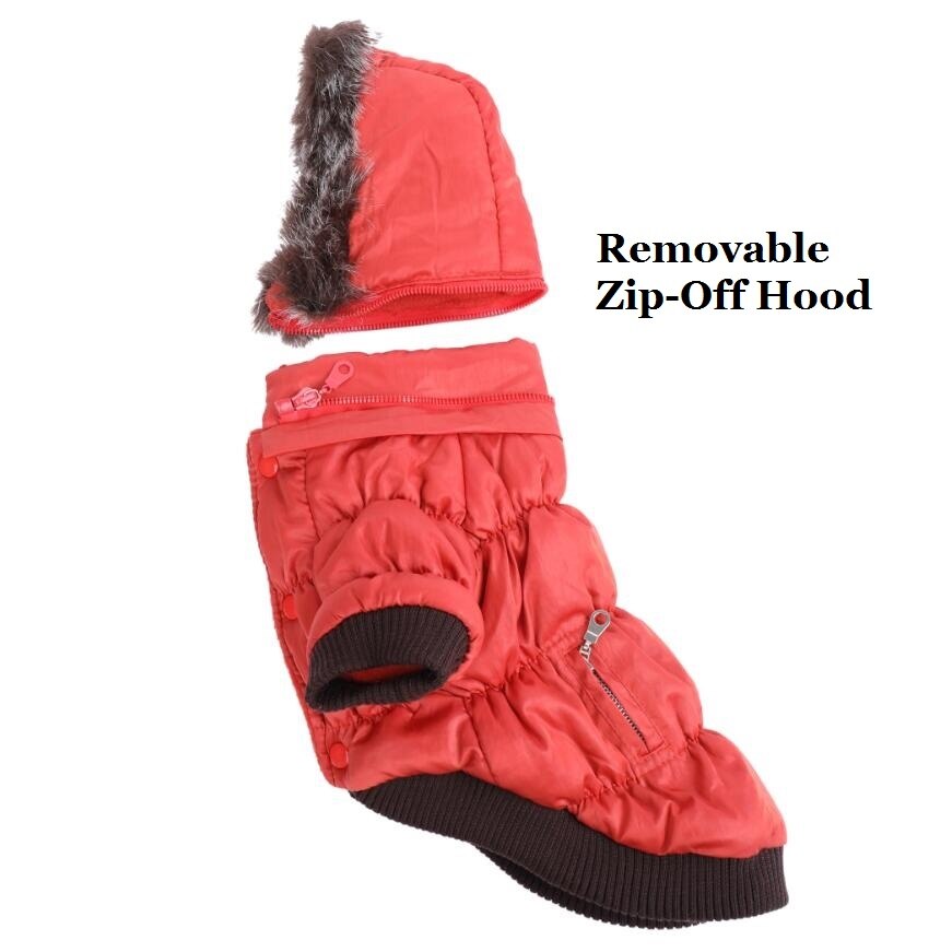 Winter Honden Kleding Warme Fleece Ski Parka Hond Jassen Jas Kleding Voor Honden Puppy Teddy Chihuahua Xs Sml xl 2XL