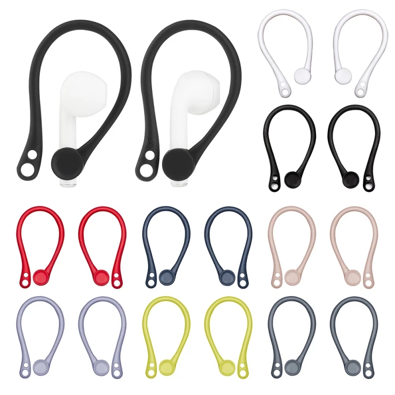 Ear Hooks For Apple AirPods Pro 3 2 1 Ear Hooks Anti Lost Earing Holders For Air Pods Pro EarHooks Ear Tips Earphone Accessories