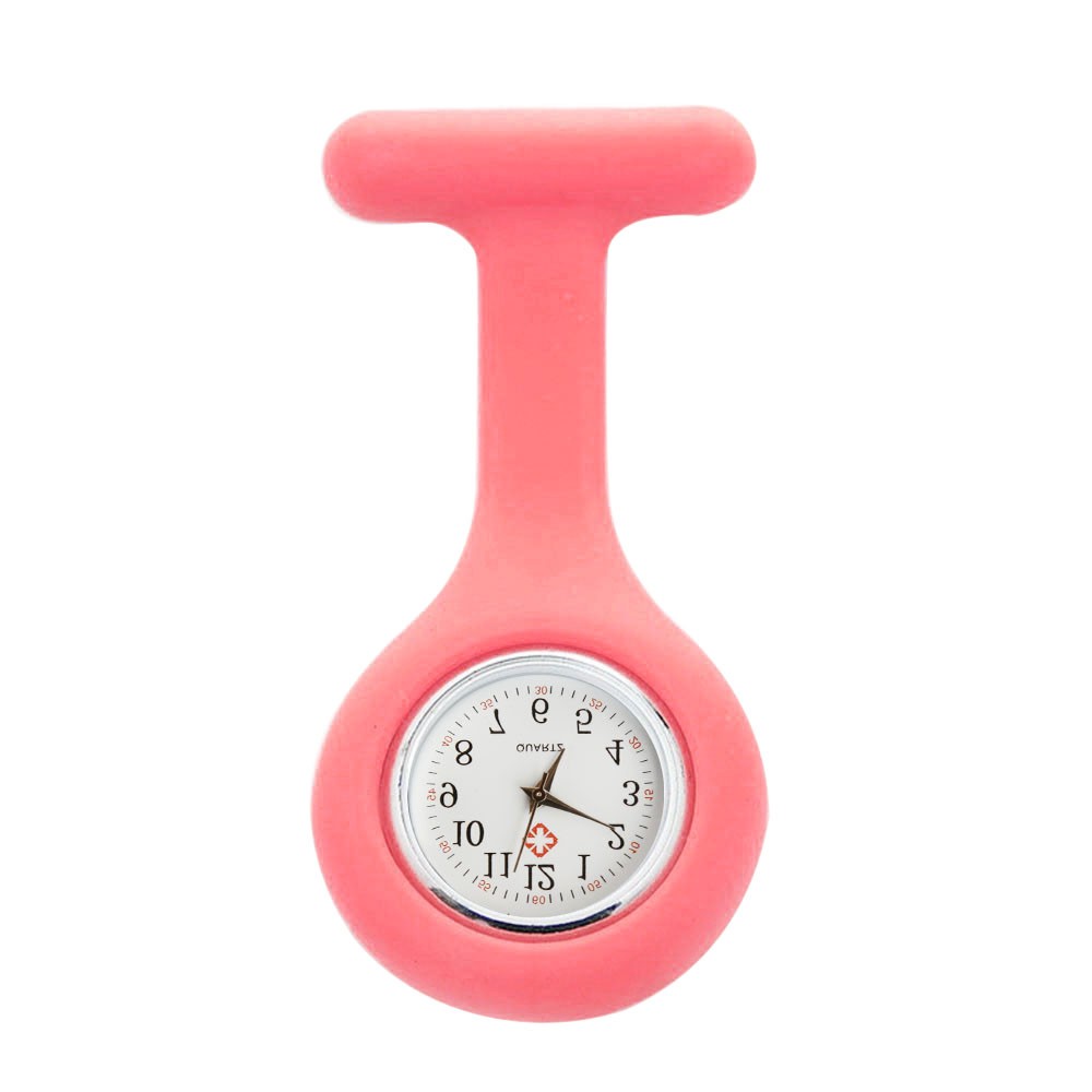 Taschenuhr Damen Digitalanzeige Zifferblatt Clip-an Analoguhr fob Krankenschwester Brosche Stift Hängetasche Elektrische Uhr Modeuhren