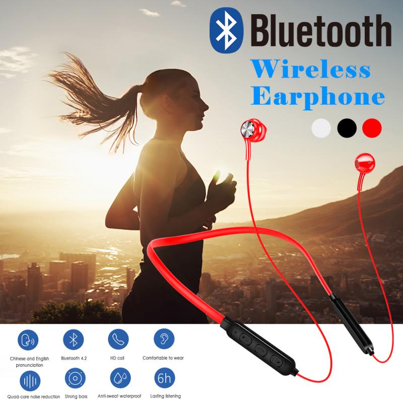 Draadloze Bluetooth Headset Sport Oortelefoon Smart Magnetische Hoofdtelefoon Oordopjes IP67 Hals Band Oortelefoon Zweet Proof TXTB1