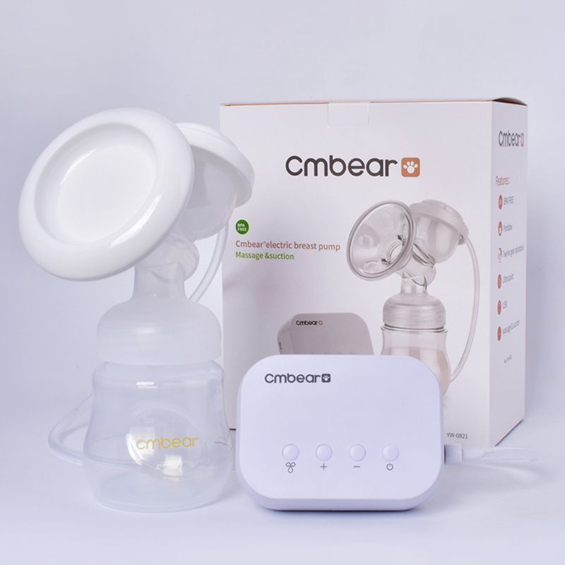 Elétrica dupla bomba de mama kit com 2 garrafas de leite usb massageador mama mulher q1fe