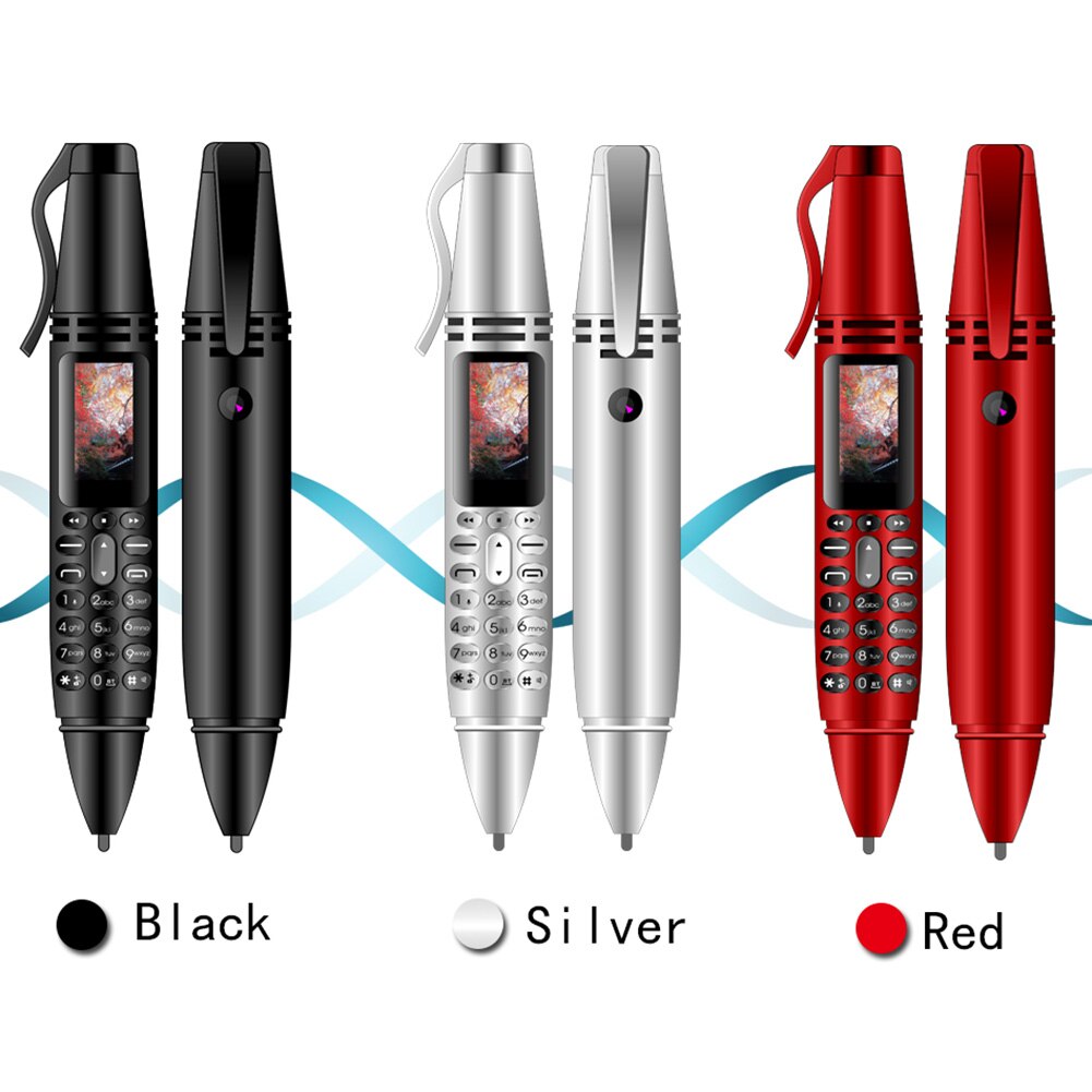 Mini Bluetooth Dialer Pen Tiny Screen Support SIM TF Card Mobile Phone