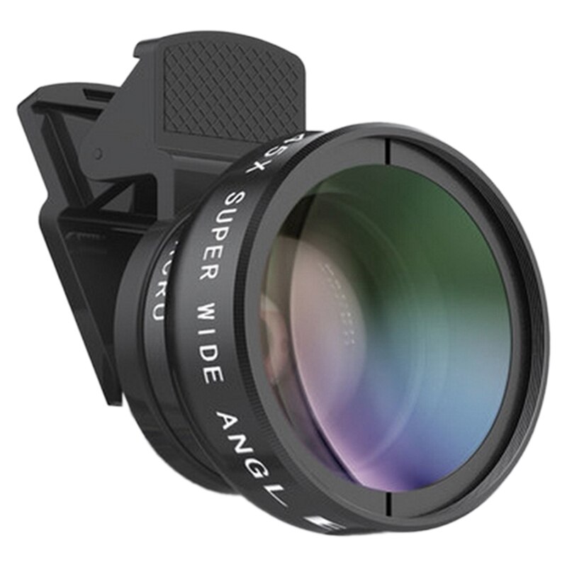 Phone Lens 0.45X Ultra Wide-Angle Macro Lens Phone External Camera for Apple Samsung Xiaomi: Default Title