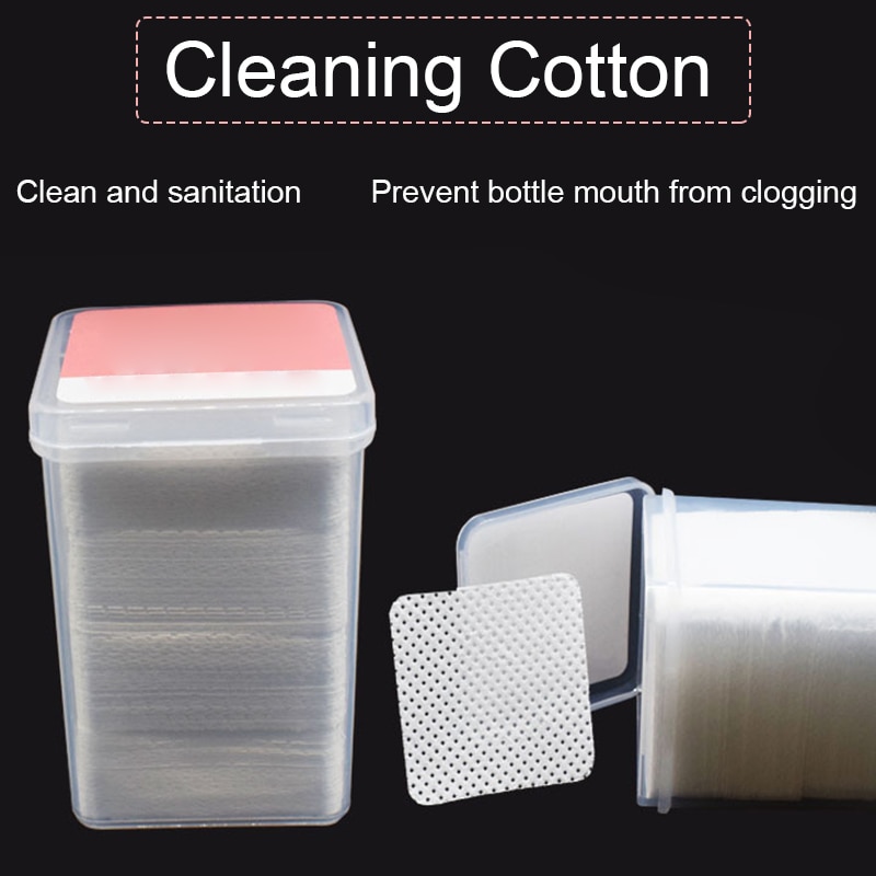 Lingettes de dissolvant pour vernis à ongles Gel UV, en coton doux, non pelucheux, 1 boîte, outils pour Nail art