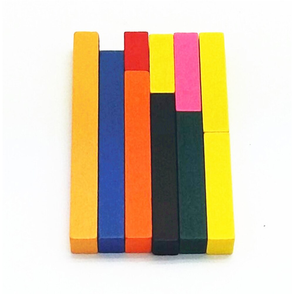 11Pcs Wooden Math Rods Sticks Addition Subtraction Multiplication Division Toys