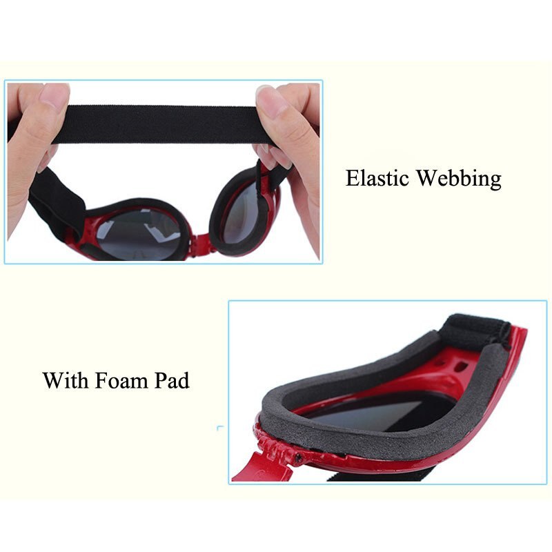 Lunettes de Protection pour chiens | Lunettes de soleil pour chiens, pliables et attrayantes, lunettes pour chiens, lunettes de Protection imperméables pour chiens, lunettes UV