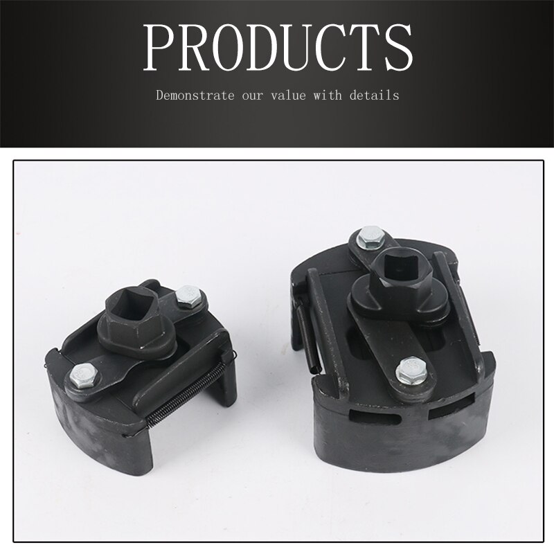 Oil Filter Extractor Wrench Universal Fuel Filter Remover Adjustable Oil Filter Removal Tool 2 Jaws Fuel Filter Wrench