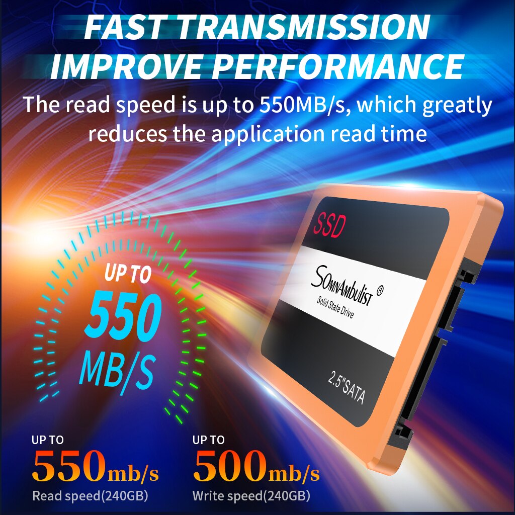 lunatyk SSD plus wewnętrzny półprzewodnikowy dysk twardy SATA III 2.5 "120GB 240GB 480GB laptop zeszyt dysk półprzewodnikowy SSD