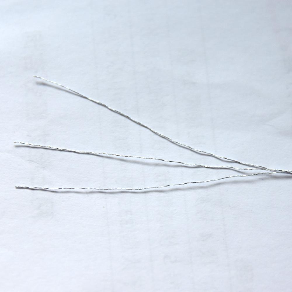 Gyllene silvertråd sträng slitstarkt gör-det-själv-rep för korsstygn halsband armband pärlmärke gör kläder dekoration