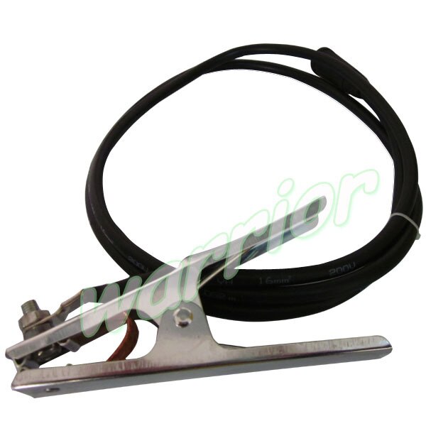 300Amp Earth Clamp 10-25 Plug 16mm2 2M Wire For MMA ARC TIG MIG Welding Plasma Cutting Machine