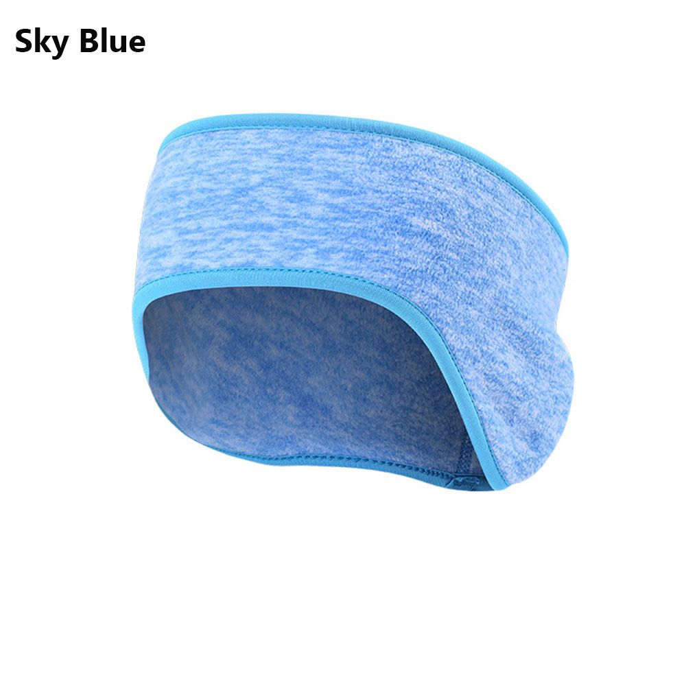 1Pcs Oor Warmer Hoofdband Volledige Cover Gehoorbeschermers Hoofdband Sport Hoofdband Voor Outdoor Gebruik Sport Fitness: sky blue