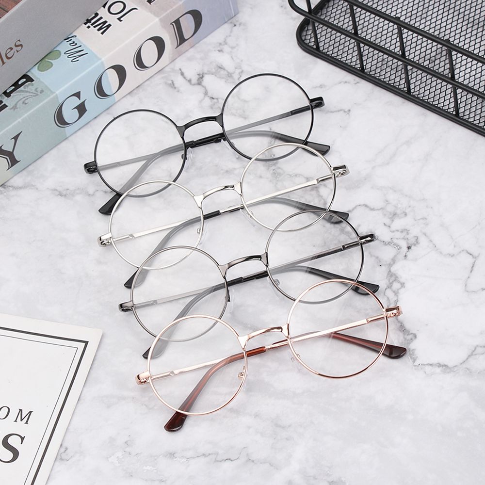 Gafas de lectura redondas de Metal con bisagra de resorte, lentes Retro Para presbicia, cuidado de la visión + 1,00 ~ + 4,0 dioptrías, montura de Metal