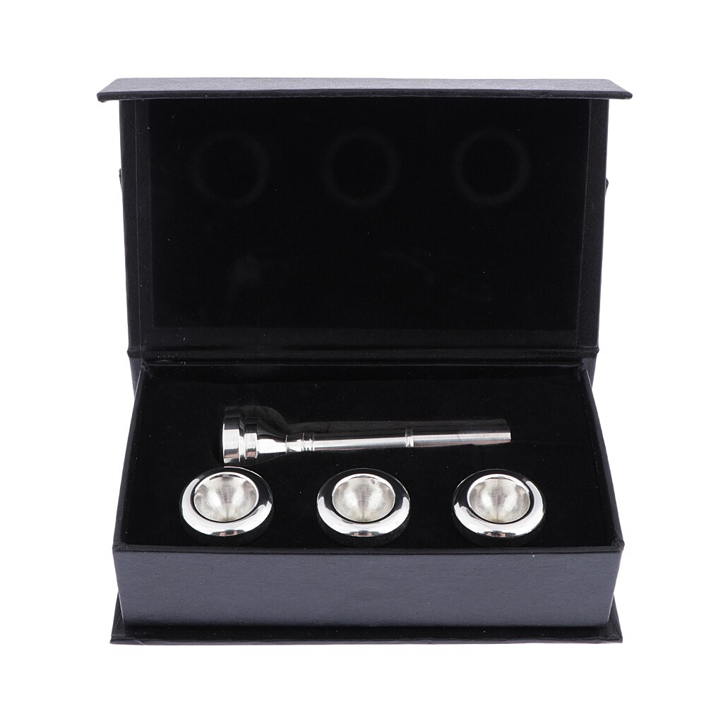Trompette embouchure 7c 5c 3c 1.5c sertie de hauts plaqué or/argent Durable: Silver