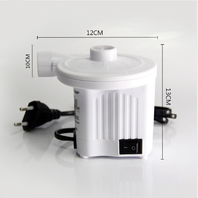AC220V Electric Air Pump Inflate Deflate Pump for Airbed Boat Inflatable Pool Compression Bag Air Mattress-EU Plug