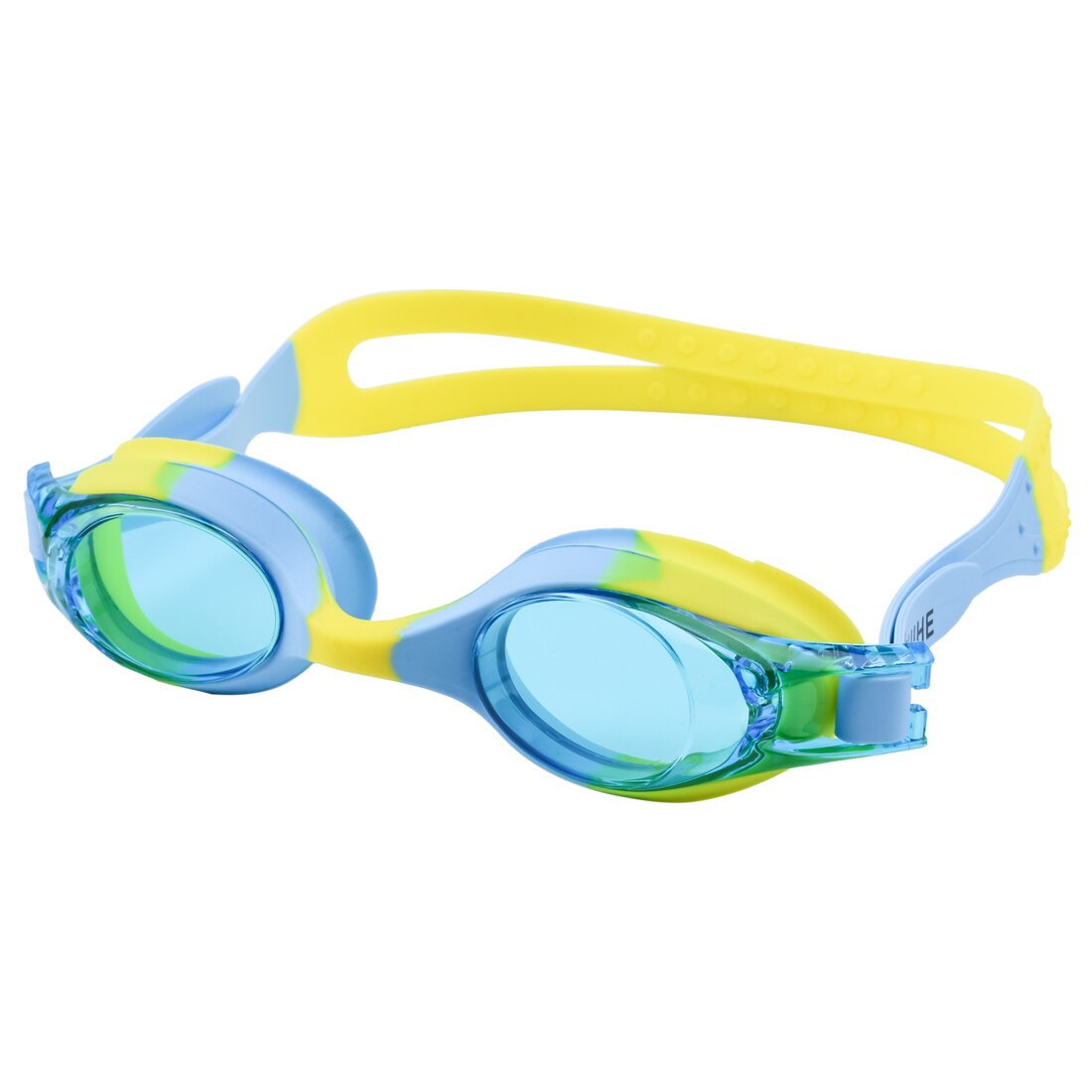 Zwemmen Bril Kinderen Zwembril Anti-Fog Professionele Waterdichte Siliconen Jongen Meisje Zwemmen Zwembad Brillen Kinderen: Blue with Yellow