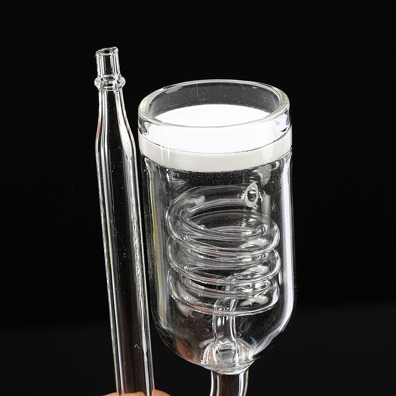 1 pc akvarier  co2 diffuser til 60 ~ 300l planter glastank forstøver  co2 forstøver spiral glasrør solenoide regulator