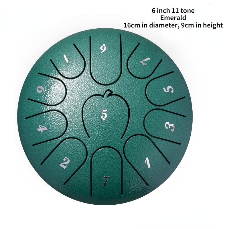 Ethereal Drum Ethereal Drum 6 "Staal Tong Drum Vergeet Zorgen Drum Percussie Instrument Hand Disc: 6 tone 11 inch E