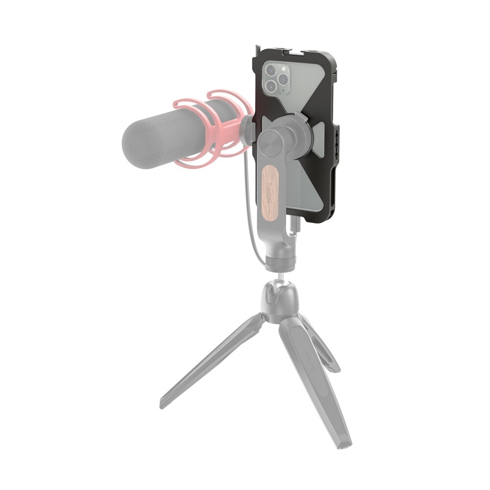 Cage de protection pour iPhone 11 Pro avec deux supports de chaussures froides-2471