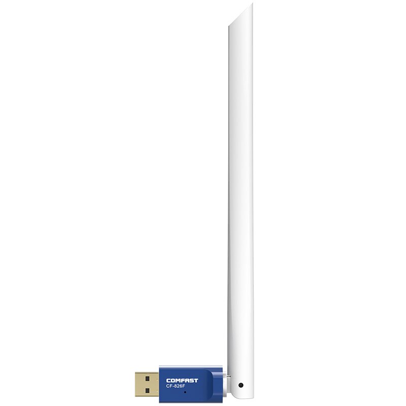 Comfast Gratis Driver 300Mbps Draadloze Usb Wifi Adapter Ontvanger 2.4Ghz High Gain 6dBi Antenne Sterk Signaal Netwerkkaart CF-826F