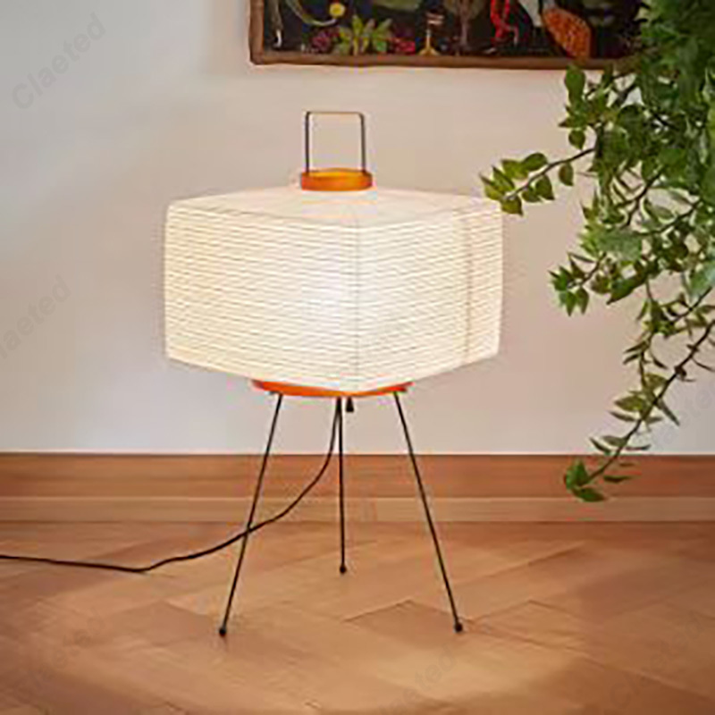 Og minimalistisk led-rispapirbordlampe retro boligindretning stue soveværelse spisestue atmosfære dekorativ belysning: Lysegrøn / 0-5w