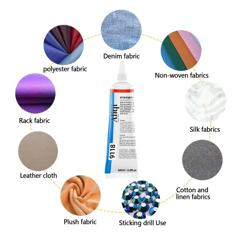 15/60ml stærke tekstillimer, transparent, hurtigttørrende tekstillim, multifunktionel, vandtæt tekstillim, sylim, reparationsværktøj