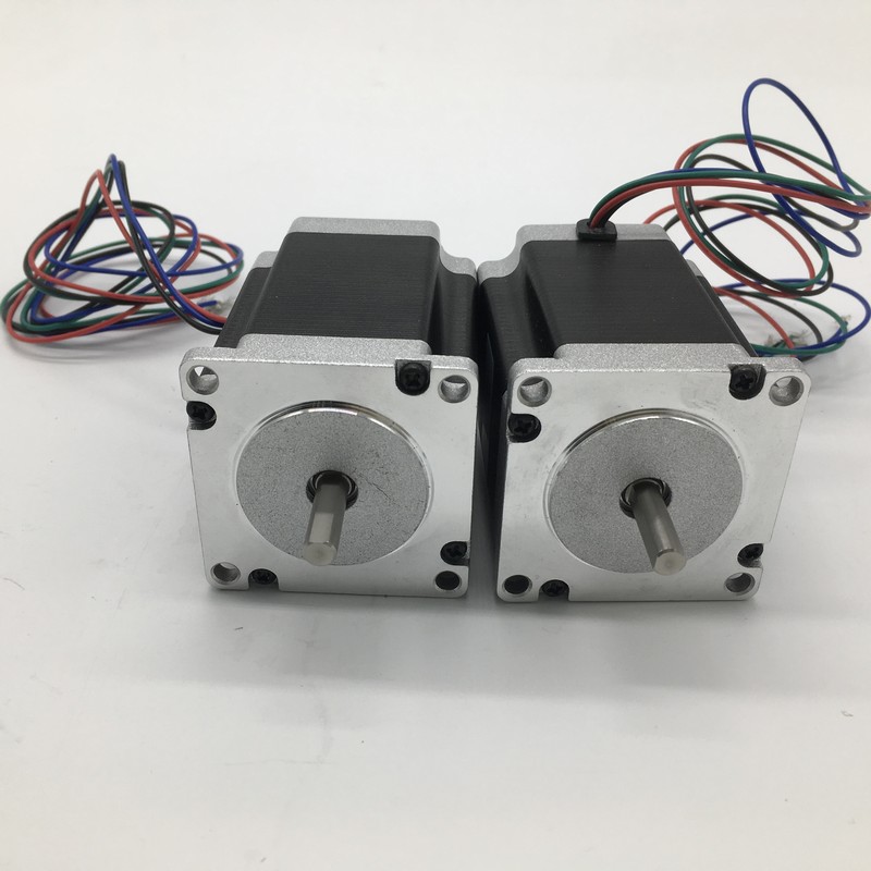 2PCS Stepper Motor Nema23 57mm 3A 1.2Nm 172Oz-in 8mm Shaft 2ph 4 Wires High Torque for CNC Router Lathe