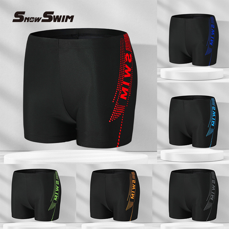 Neue Badehose für Herren, Anti-Peinlichkeit, bequeme Badehose für heiße Quellen, Badehose für Erwachsene, übergroße Badehose