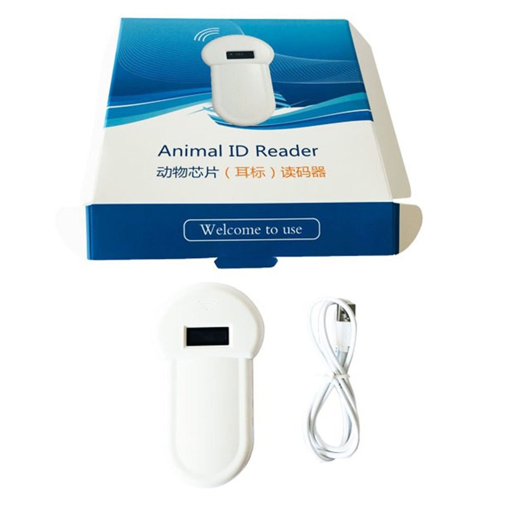 Pet ID Reader Animal Chip Digital Scanner USB Rechargeable Handheld Identification General Application for Cat Dog