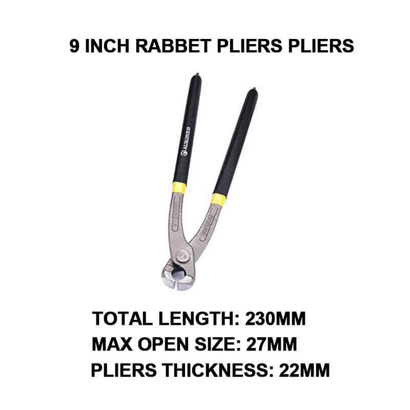 Nail Puller Pliers Pincers Nut Cracker Cutting Incision Steel Wire Hand Tools Crimping Tower Pincer 6" 8" 10" Claw Carpenters: NailPuller Pliers 9