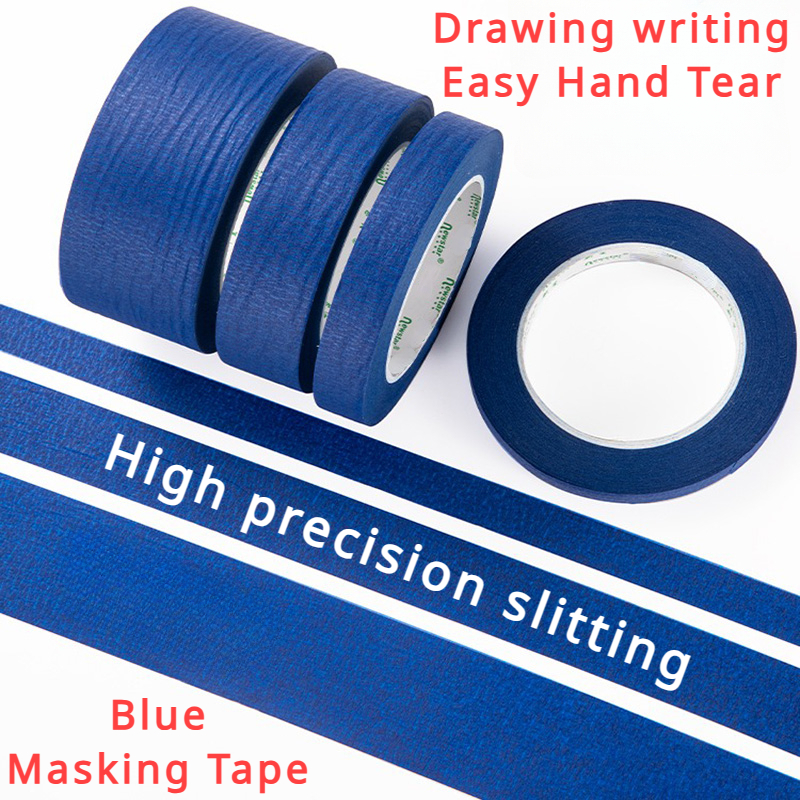 3 Rotoli/Set Nastro di Vernice Multi-Superficie per Mascheratura Facile Rimozione Nastro di Vernice Sicurezza Pittura Murale Artigianato Costruzione di Arte Casa 20 m/Rotolo