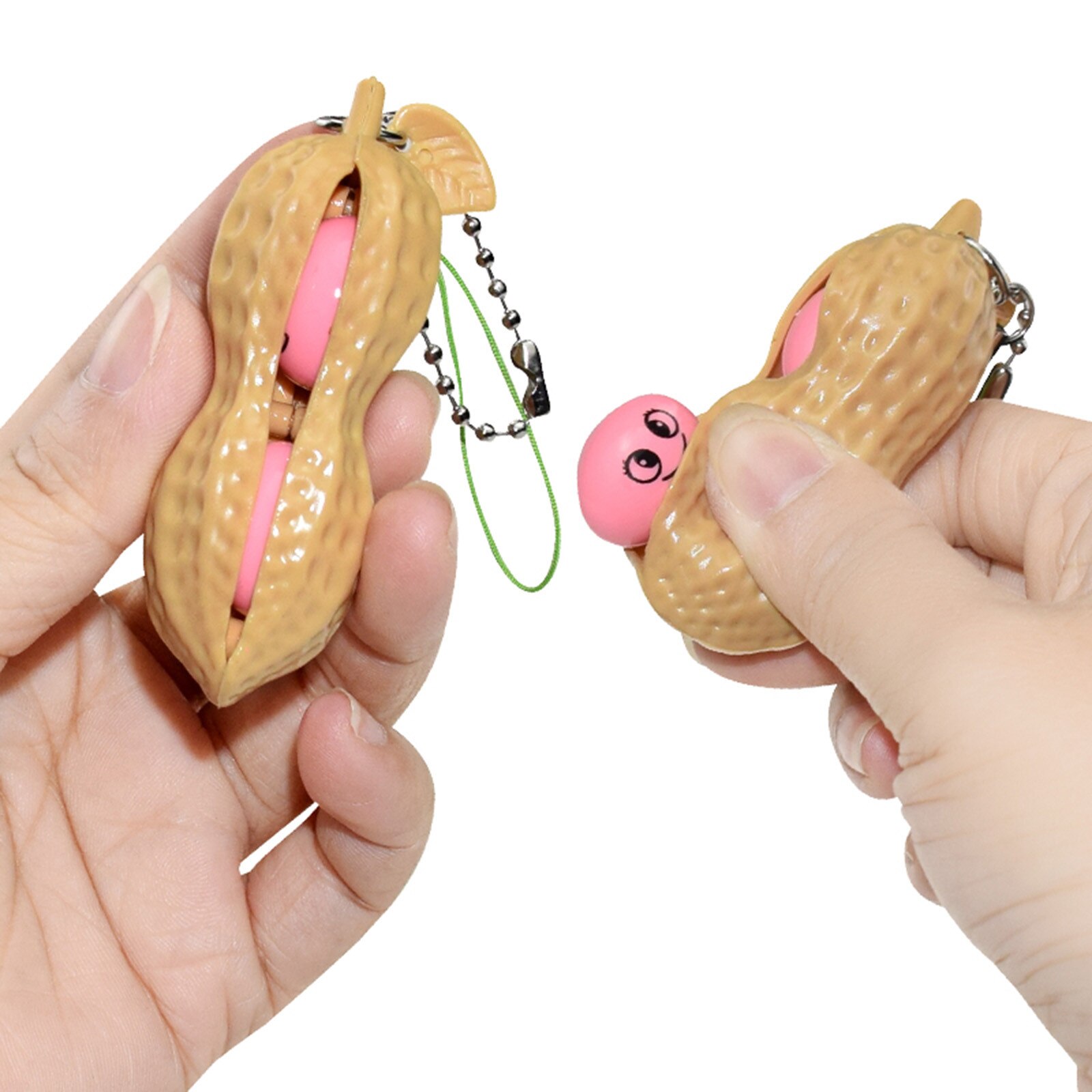 1/3/5Pcs Stress Relief Speelgoed Stress Reliever Grappig Squeeze Verlichten Sleutelhanger Speelgoed En Hobby