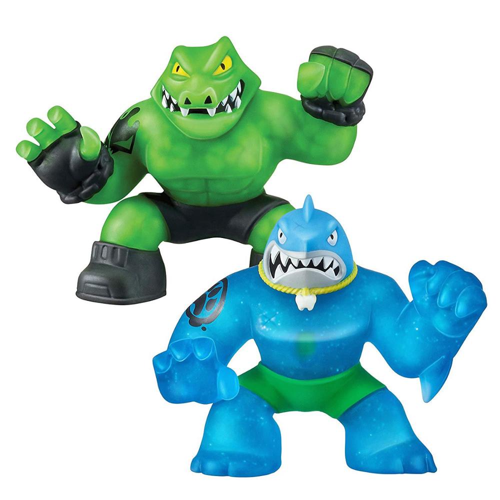 Caldo! Goo Jit Giochi Zu Super Heroes Squeeze Squishy Aumento Anti-Stress Giocattoli Figurine Da Collezione Bambole Morbide Per I Bambini Il Regalo