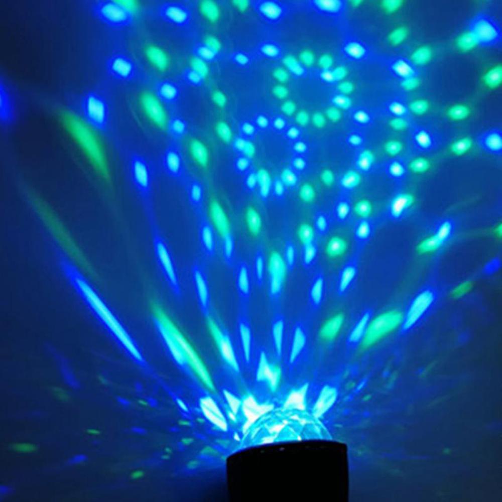 Gå følg scenelys disco ball magisk effekt lampe mini led stemmeaktivert ball usb crystal flash dj lights  lw004