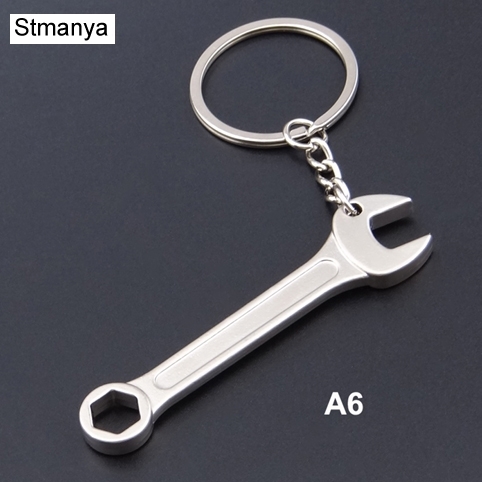 Alle Gereedschappen Sleutelhanger-Mode Vise Sleutelhanger Metalen Verstelbare Tool Ring Sleutelhanger Evenementen vise Sleutelhanger Mini 17342: A6