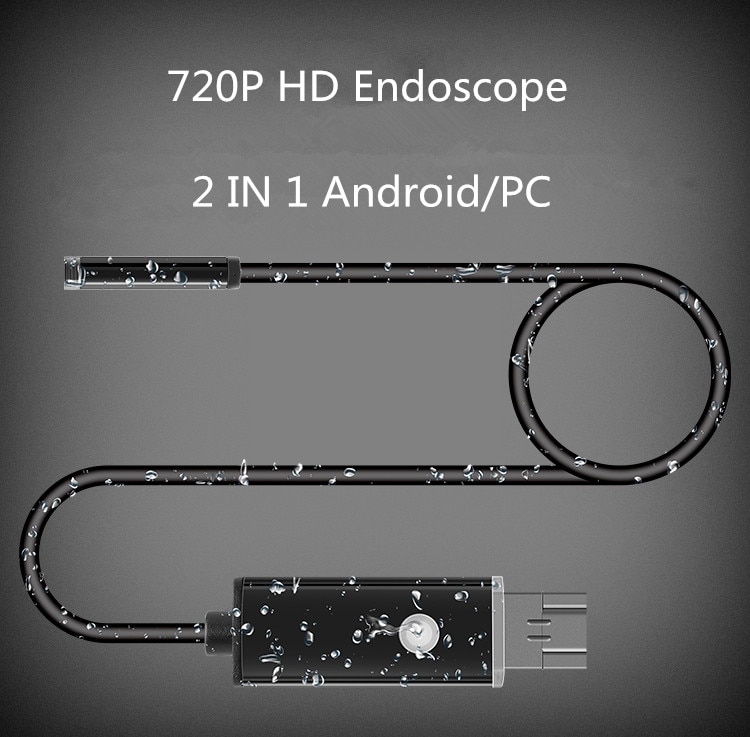 5.5Mm 7Mm 1M 2M 5M 10M Usb-kabel Waterdichte 6 Led Android Endoscoop 1/9 cmos Mini Usb Endoscoop Inspectie Camera Borescope