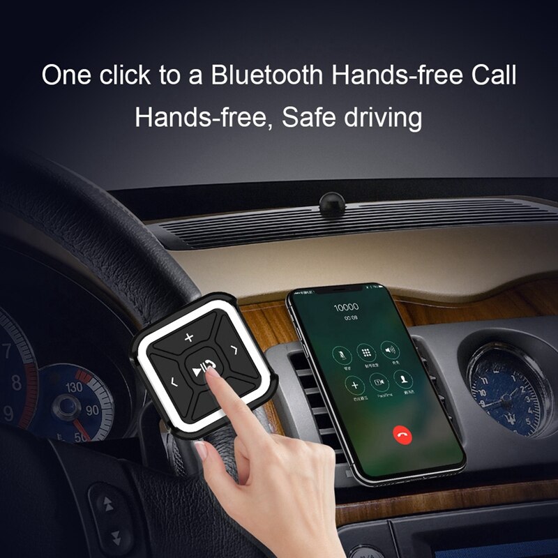 Auto Bluetooth Empfänger Fernbedienung mit Clip für Kopfhörer kabellos Audio- Adapter für Auto Heimat für Hand Kostenlos Anrufen