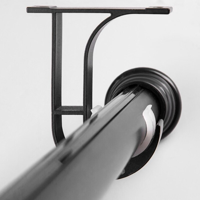 Curtain Rod Bracket Roman Rod Bracket Top Mount Bracket Curtain Rod Accessories(4Pcs)