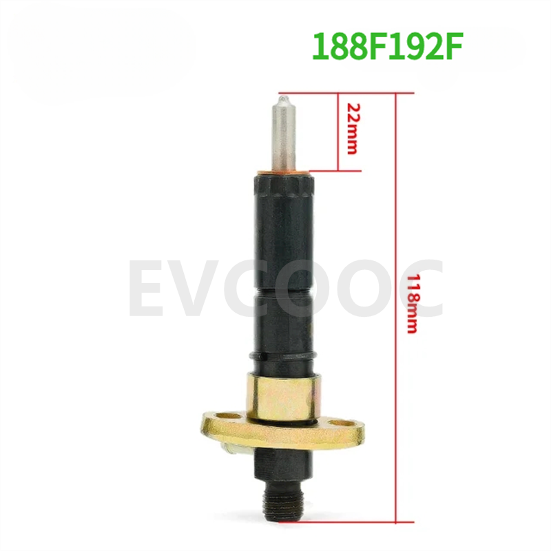 Inyector de motor diésel 186FA, piezas de generador pequeño de 5kW,: Verde