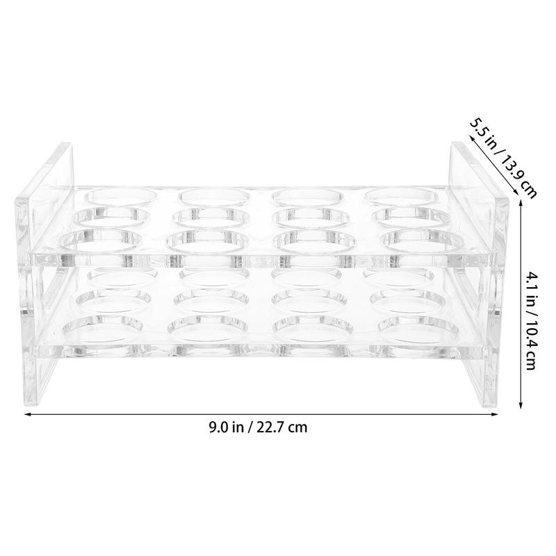 6/12 Hole Acrylic Shot Glass Holder Transparent Liquor Cup Display Rack Whisky Cup Serving Tray Bar Drinkware: 12 round hole