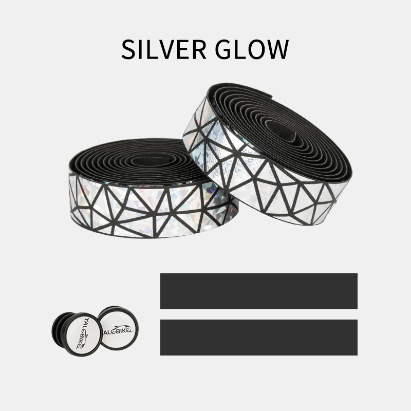 Eslnf Fiets Stuur Tape Racefiets Bar Tape Pu Fiets Stuur Tape Fietsen Demping Anti-Vibratie Wrap Fiets Accessoires: YELLOW