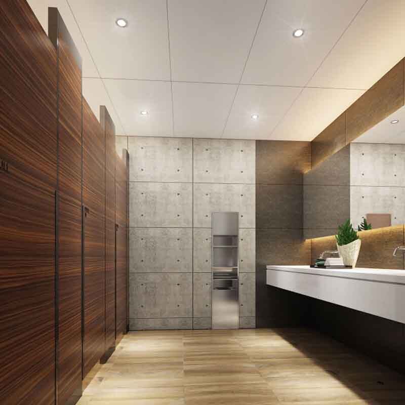 12mm compact laminate toilet partition wall