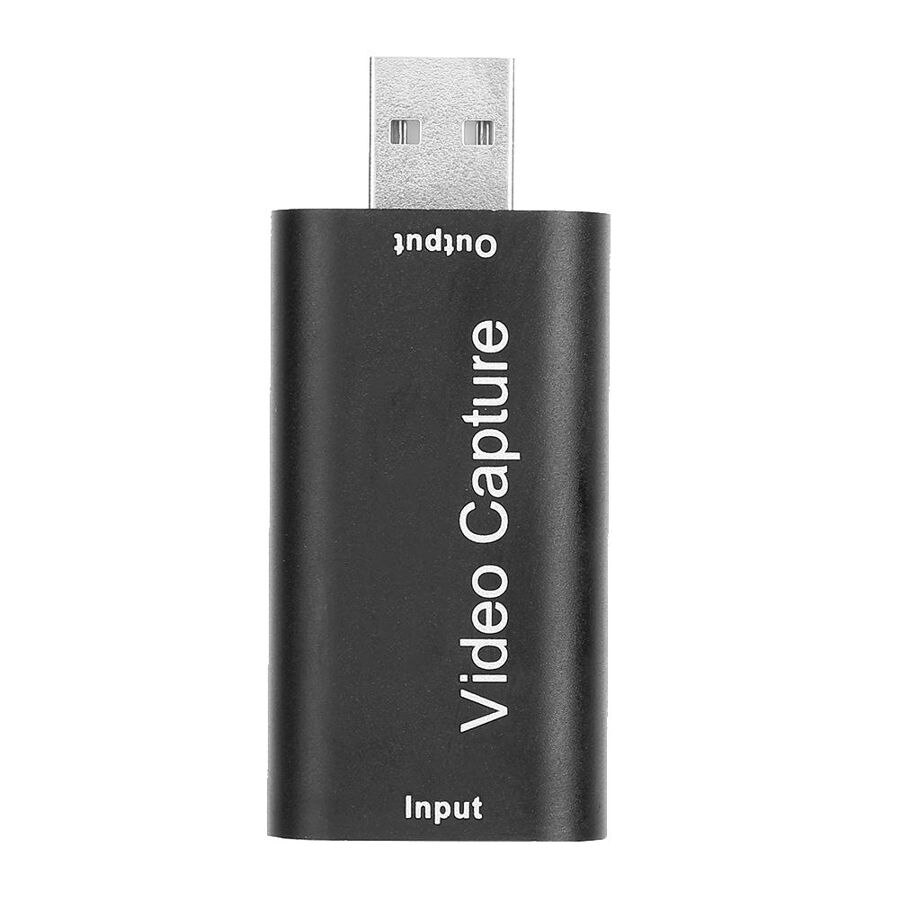 USB 2.0 HD Video Capture Card Mini Portable Adapter Black for PC Computer USB Video Capture