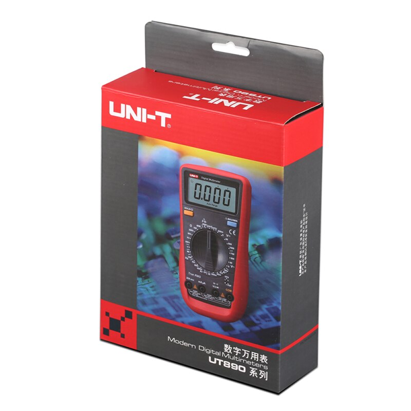 UNI-T UT890D Digitale Multimeter True Rms Ac/Dc Frequentie Multimeter Amperemeter Multitester