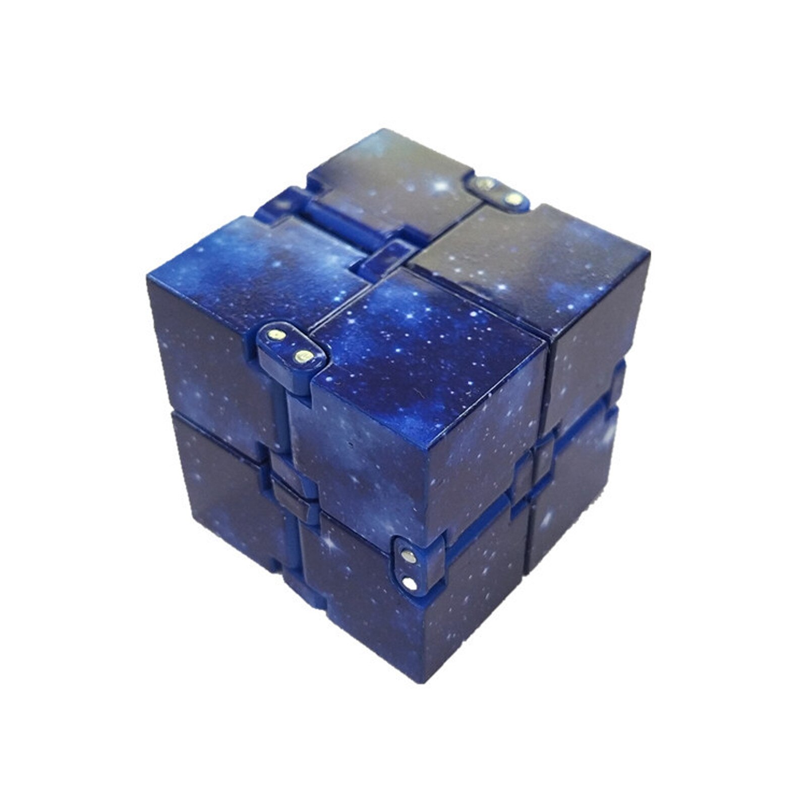 Metal Infinity Cube Toy Aluminium Deformation Magical Cube Toys chilren Stress Reliever for EDC Anxiety Reliever Autism Toys D14