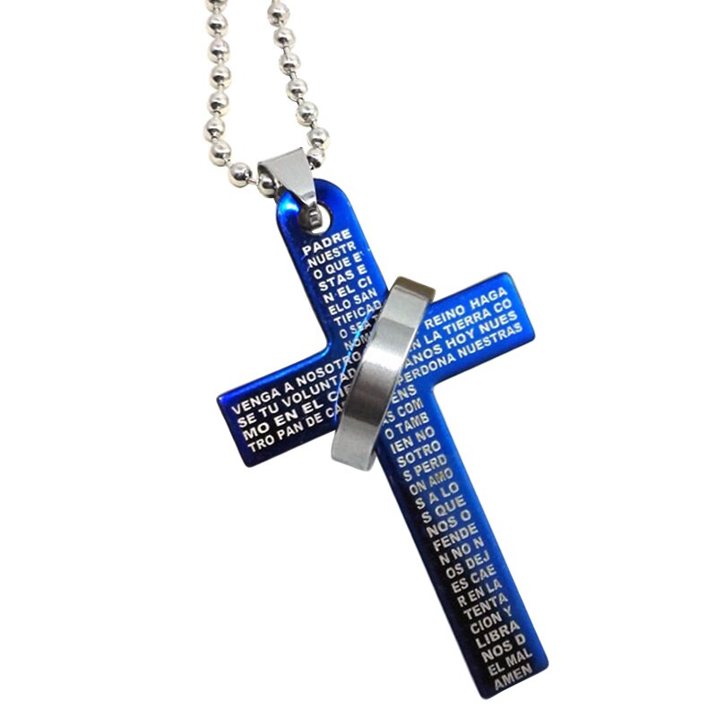Heavy Men's Stainless Steel Bible Cross Wrist Chain Bracelet – 316L, 8.26 Inches, 84g, Silver/Gold/Black